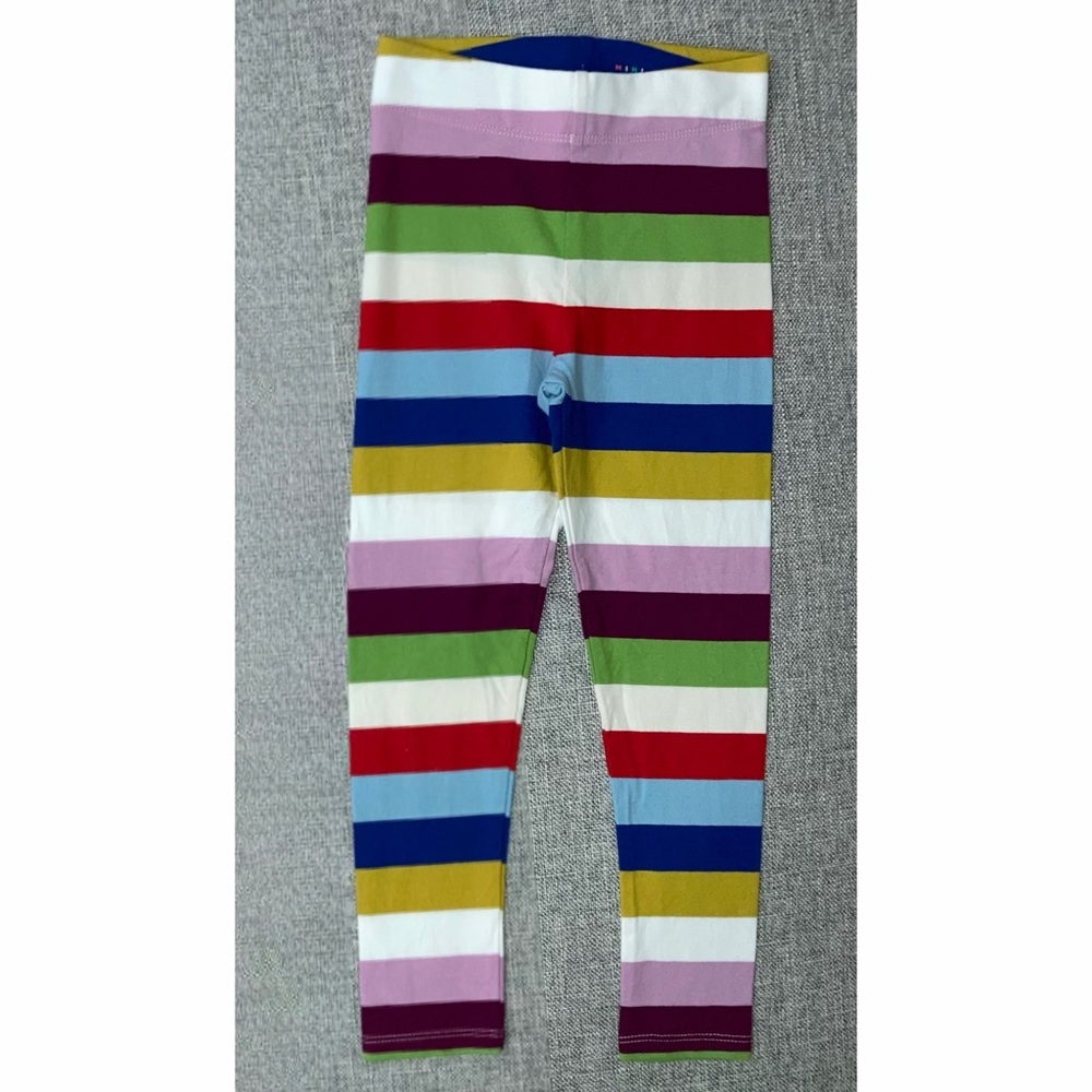 Mini Boden 5-6y Colorful Striped Kids Leggings EUC